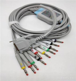 Nihon Kohden 10 Lead Ekg kablosu - Banana