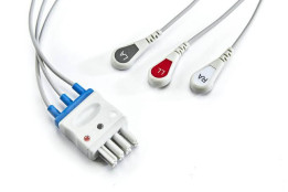 Nihon Kohden Ekg Uç Lead - 3 lü ( Snap )